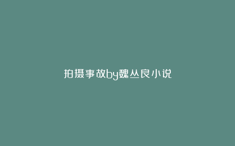 拍摄事故by魏丛良小说
